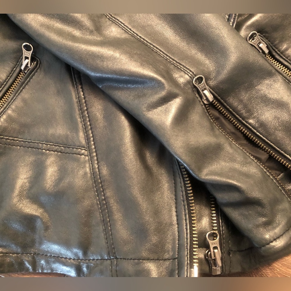Free People Leather Jacket - Picture 8 of 11